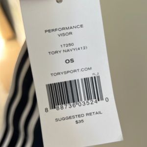 BRAND NEW W TAGS TORY SPORT VISOR